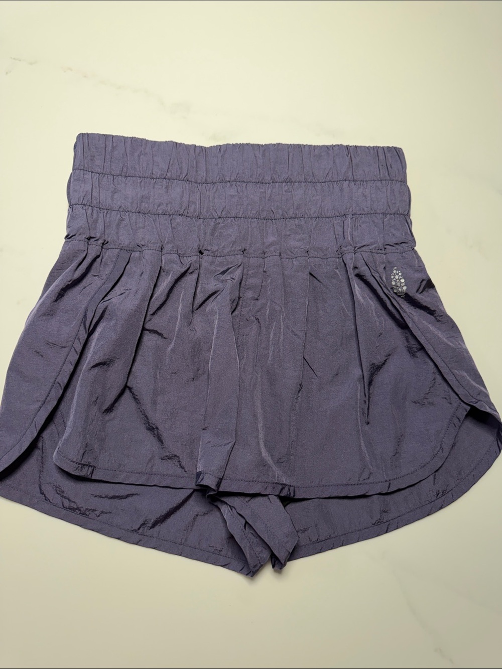 Free People Women’s Plum High-Waist Athletic Shorts